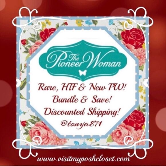 🦋 New Pioneer Woman Cassie Embossed Glass 2 Tier Serving Tray, Teal - Picture 2 of 6